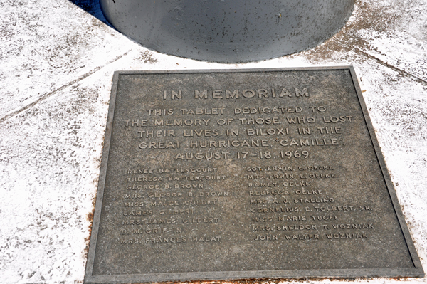 Hurricane Camille plaque